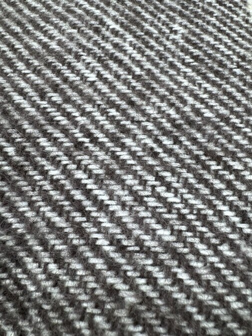 Плед Эльф с бахромой Влади, белый-бежевый-коричневый, LIAM