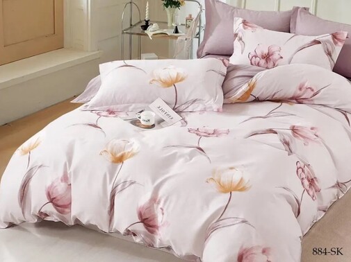 КПБ  сатин в коробке (нав 70*70) Satin de Luxe SK Клео<884-SK>