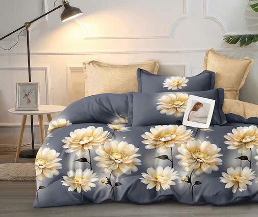 КПБ  поплин наволочки 50*70-2шт Оливковая коллекция Реноме<УУ 047> 