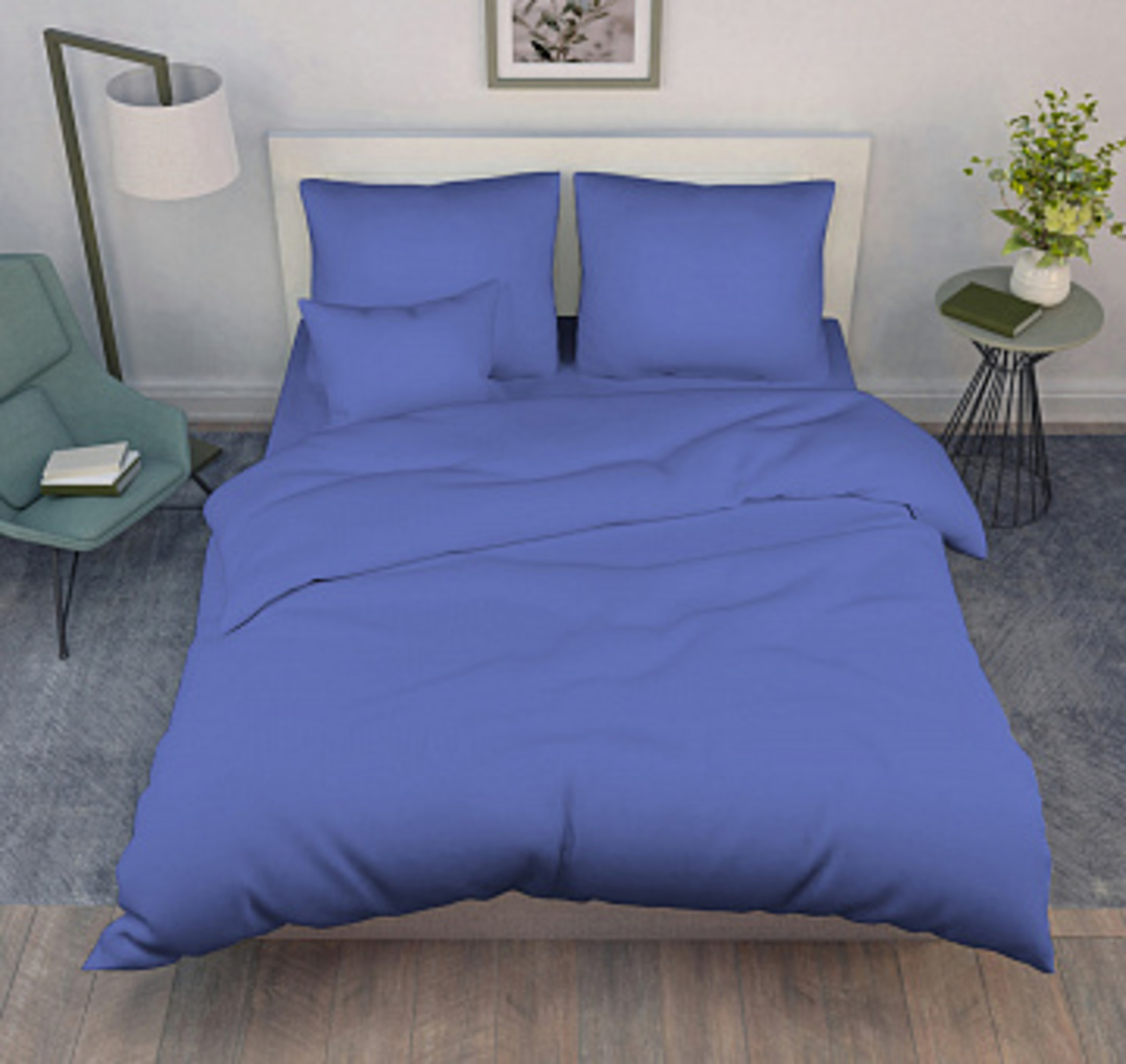 Наволочка упак 2шт поплин однотонный Реноме