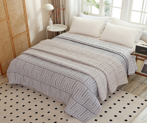 Покрывало хлопковое 46..317 7Я, 4608317, бежевый