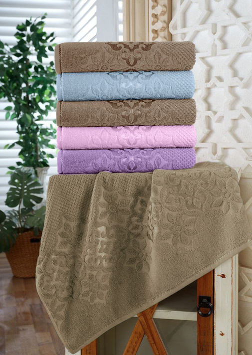 Полотенце махровое Блум Luxor, бежевый