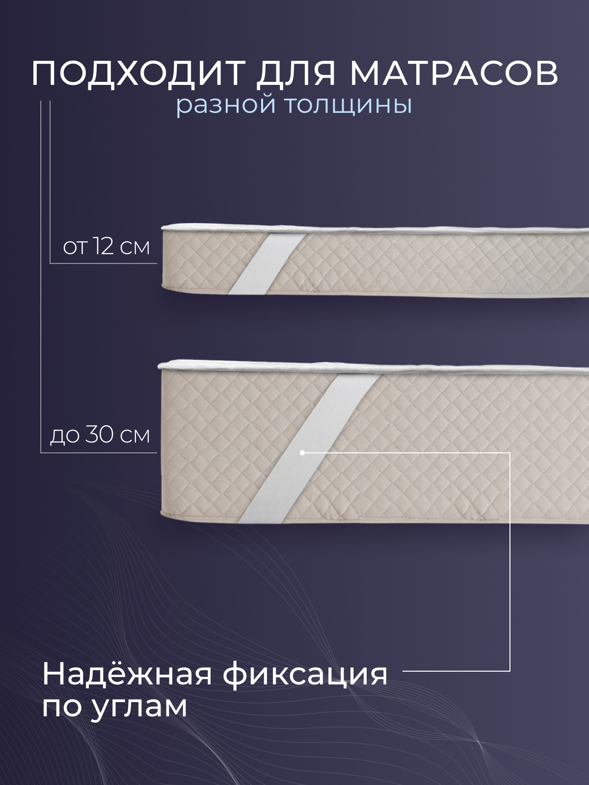 Наматрасник хлопок  тк хлопковая  Реноме