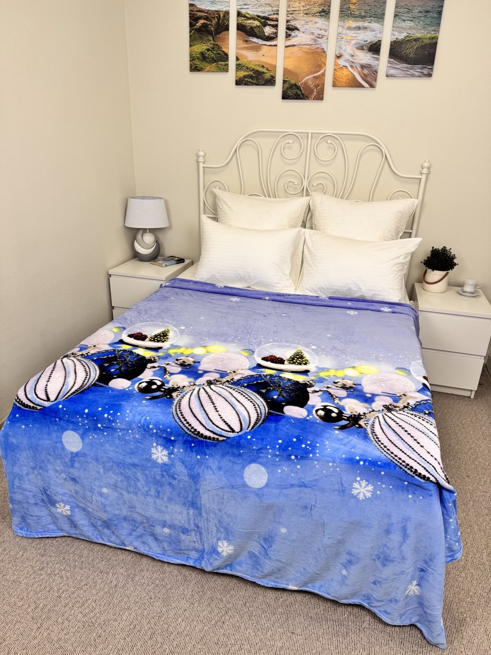 Покрывало  велсофт Северный Город/NORTH CITY Н.Г., Новогодний