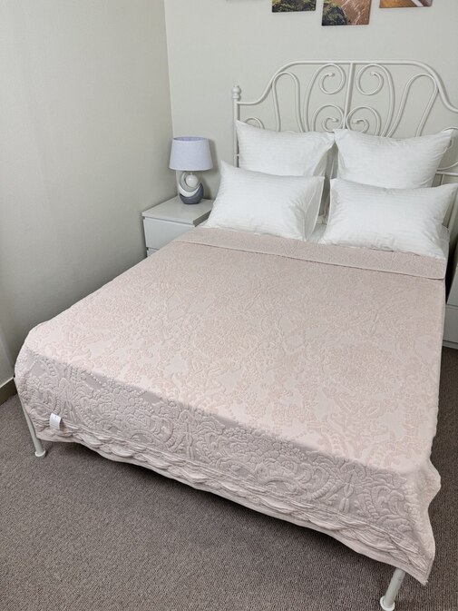 Покрывало махровое 22..421 7Я, 2210421, персиковый