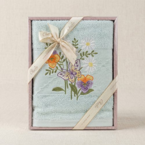 Полотенце махровое в коробке Лесная бабочка Cherir/Черир