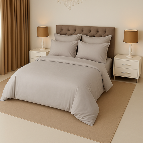 КПБ  сатин однотонный Темно-синяя коллекция Реноме<OS-005 Витаж> 