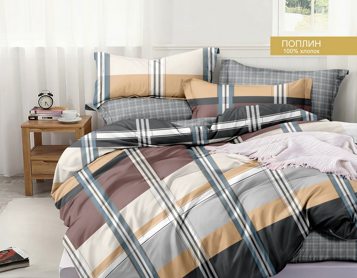 КПБ  поплин Exclusive Viola<ПВ27-1438>