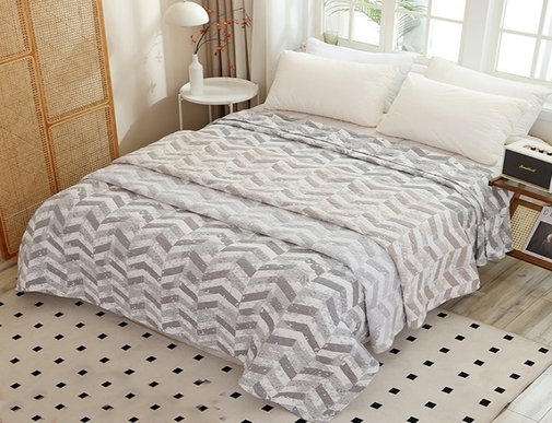 Покрывало хлопковое 46..316 7Я, 4608316, бежевый