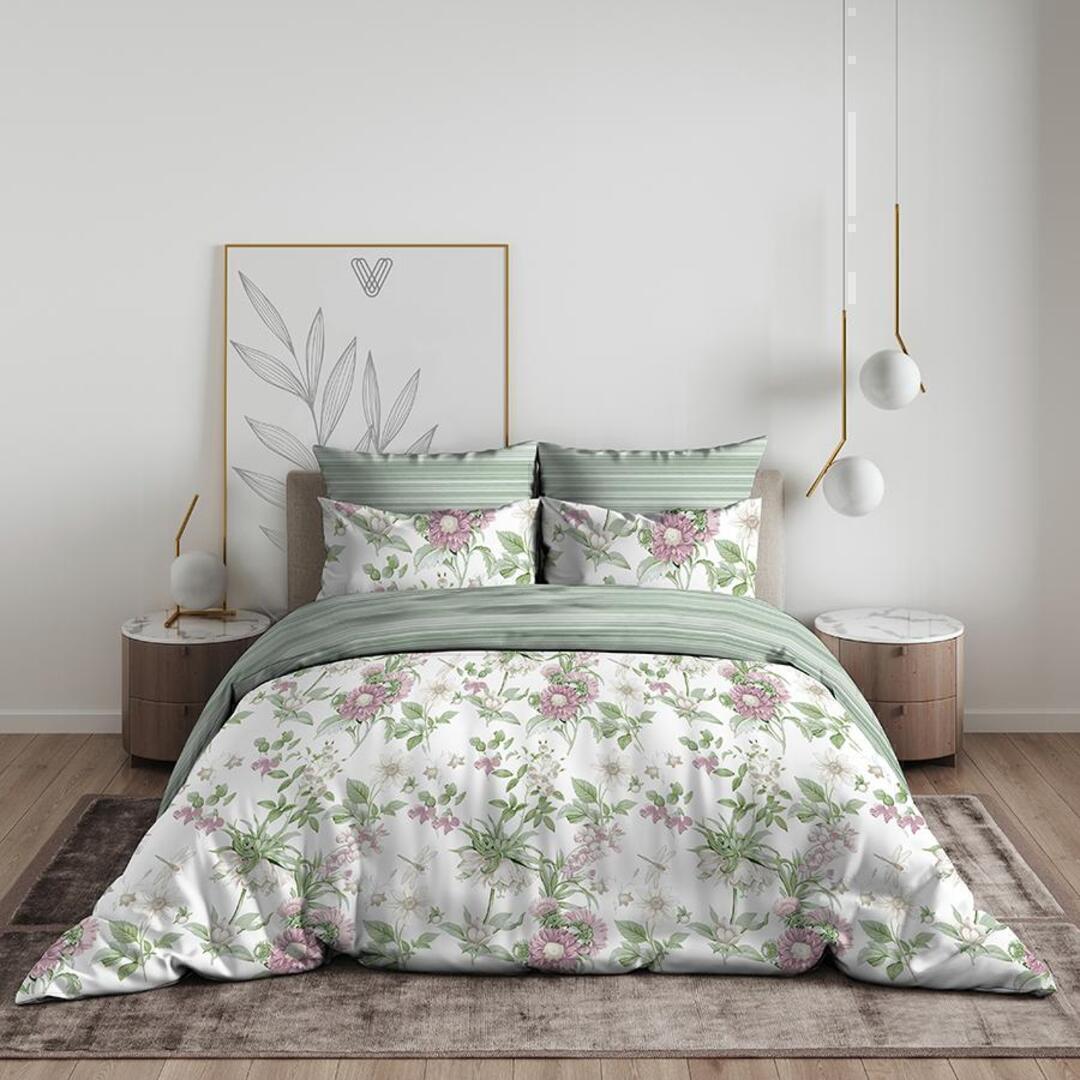 КПБ  бязь Василиса/Delight<9878-1 Ботаника>