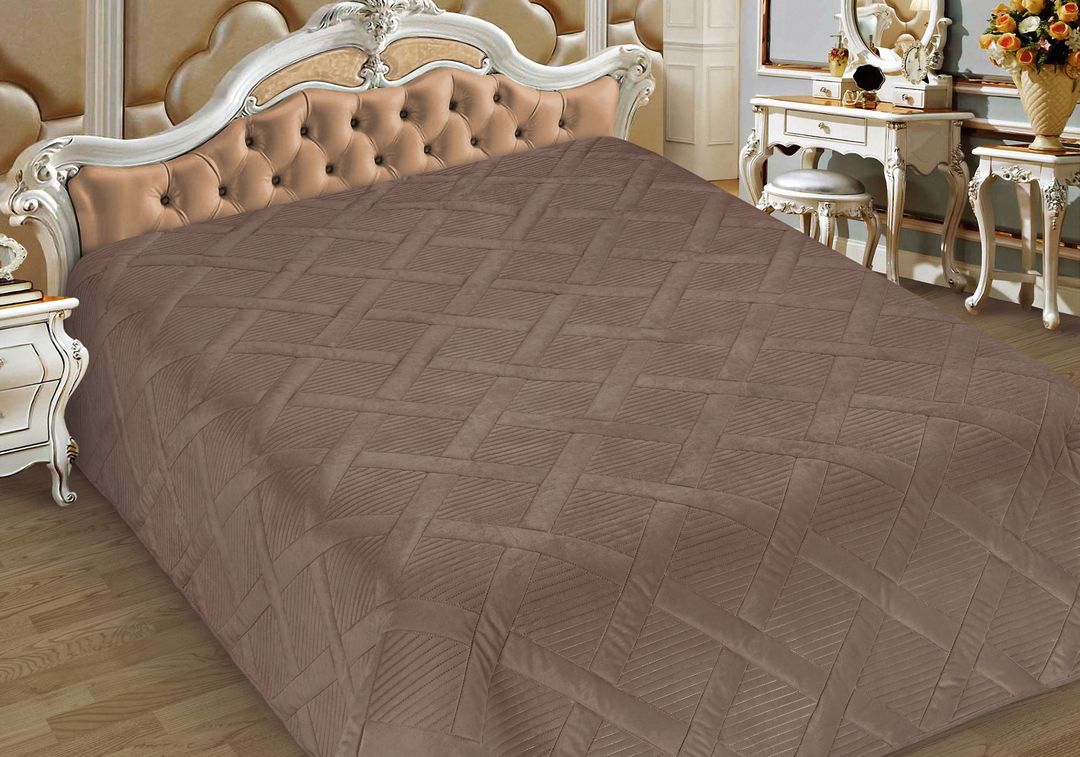 Покрывало ультрастеп Бруно Марианна, 89, коричневый