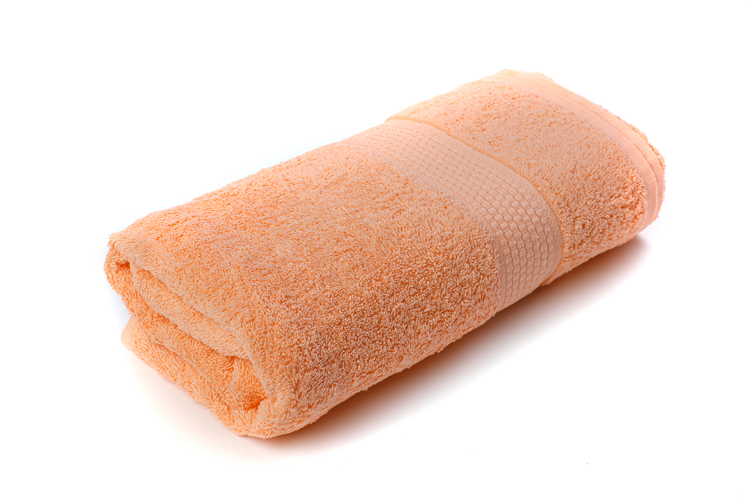 Полотенце махровое Соты 400гр/м2, 028 персик