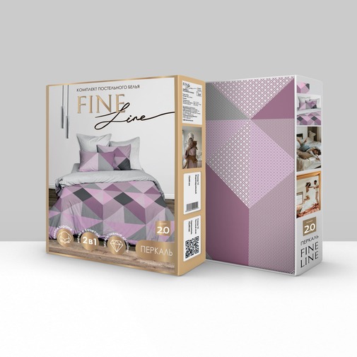 КПБ перкаль (нав 70*70) Fine Line Скидка<рис. 50127-2/40625-14 Олимпика II>