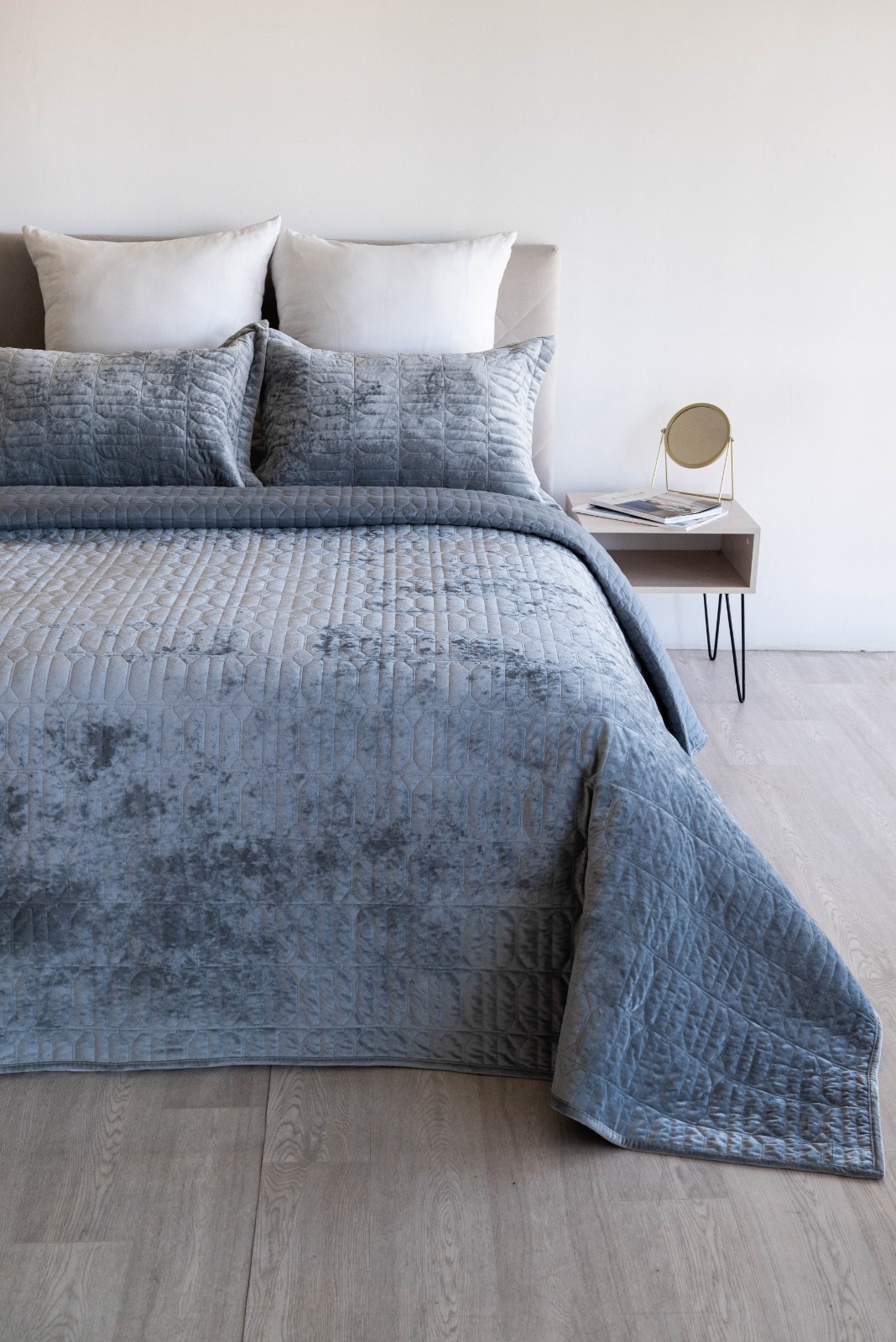 Покрывало ультрастеп Style с наволочками -2шт п/э Марианна, 06, серый