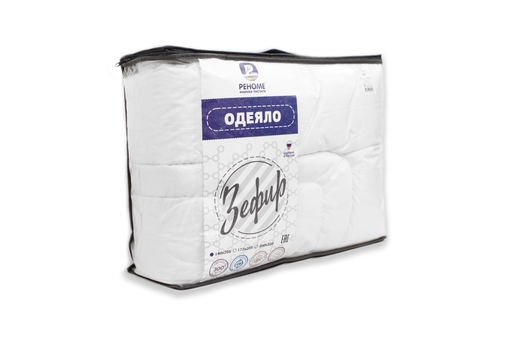 Одеяло Зефир заменитель лебяжьего пуха  тик п/э Реноме