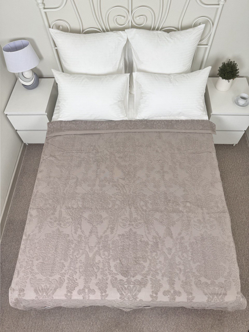 Покрывало махровое 22..421 7Я, 2208421, коричневый