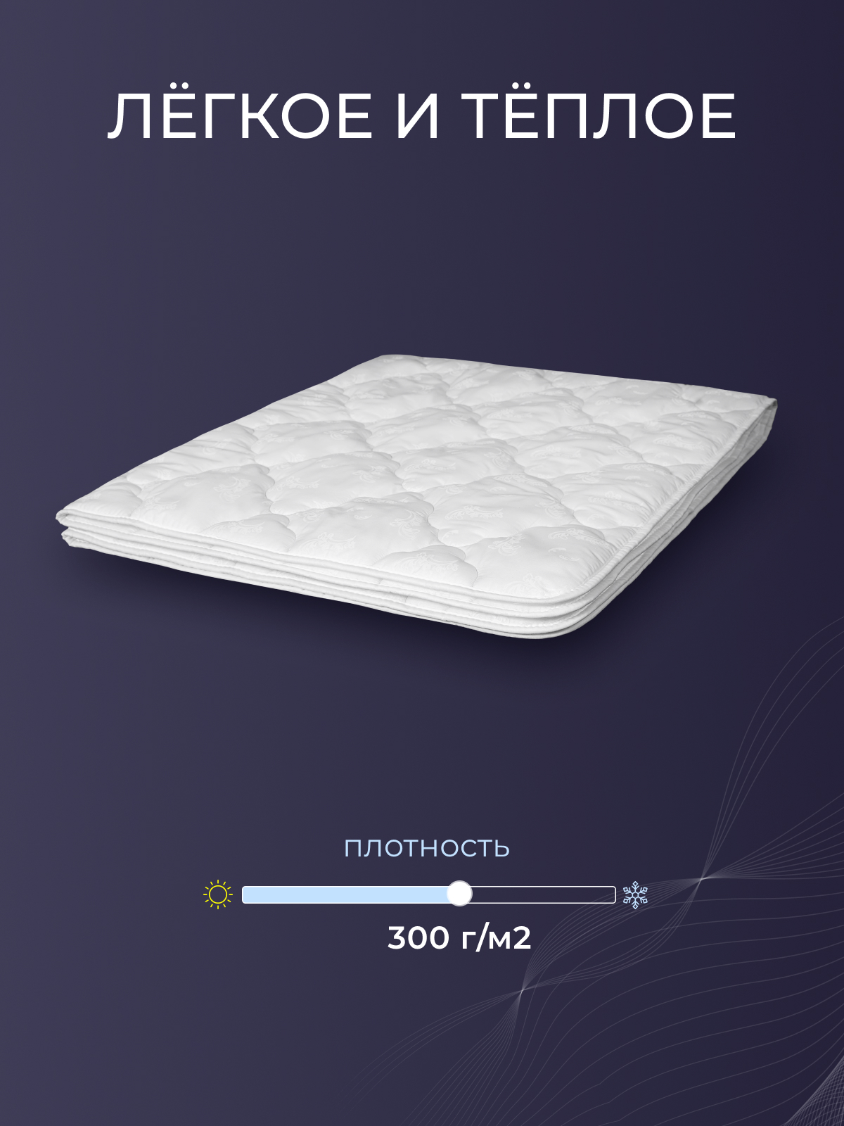 Одеяло бамбук  тк поплин Реноме.