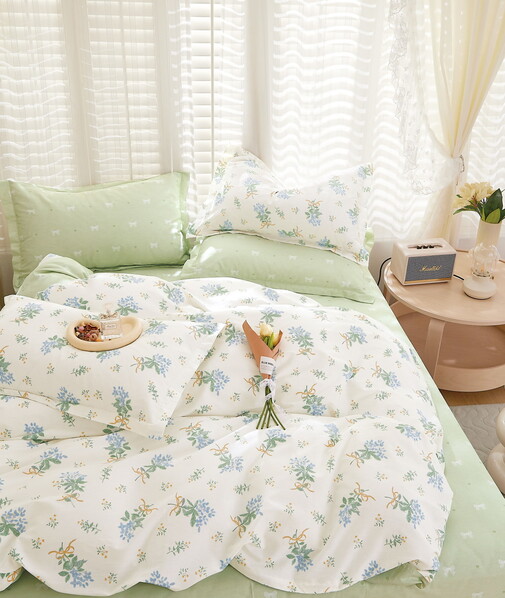 КПБ  сатин Темно-синяя коллекция с увеличенной простыней Реноме<ПП 7434> 