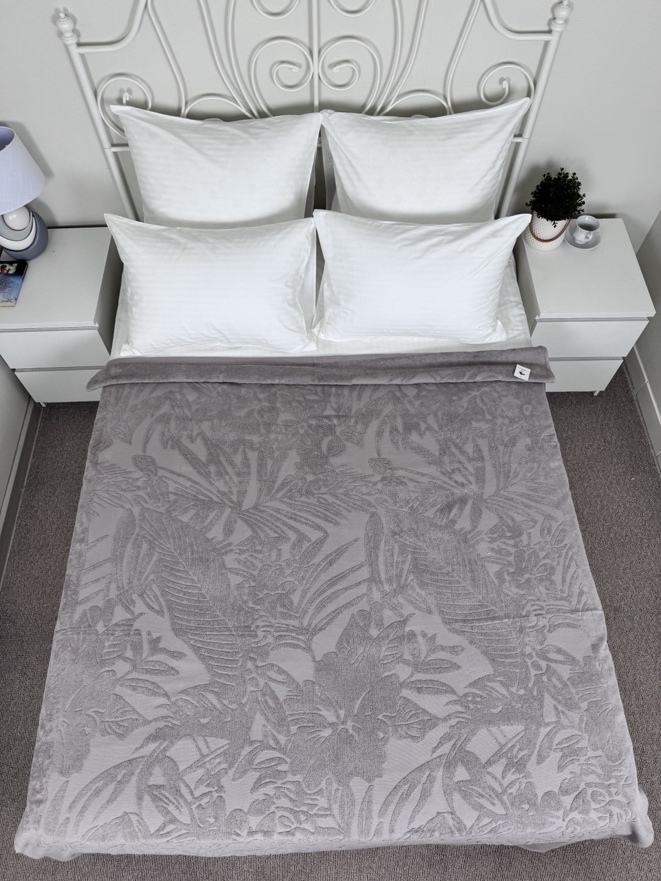 Покрывало махровое 22..448 7Я, 2208448, бежевый