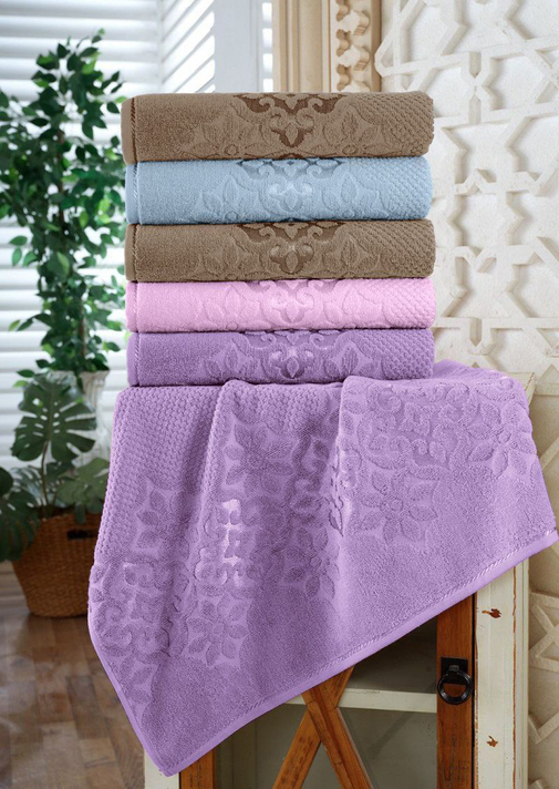 Полотенце махровое Блум Luxor, сиреневый