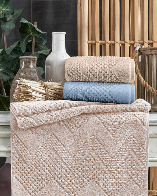 Полотенце махровое Рокс Luxor, бежевый