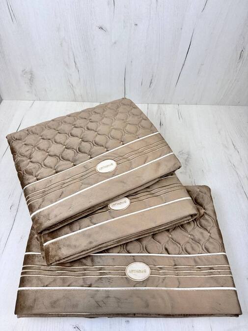 Комплект накидок Велюр -2шт+-1шт 7Я