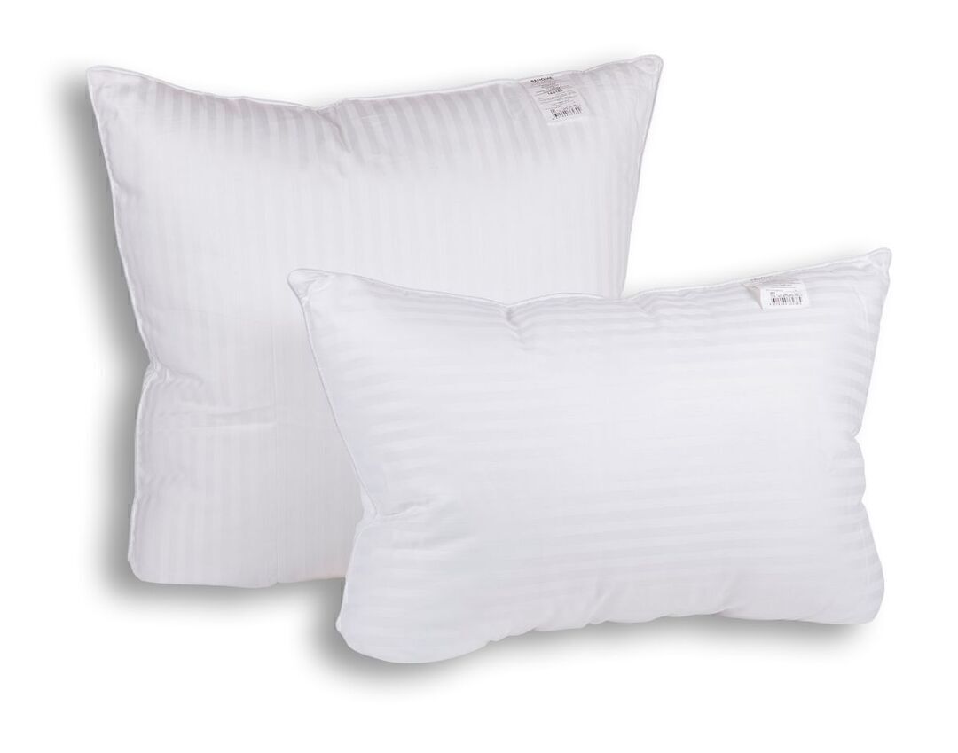 Подушка заменитель лебяжьего пуха в сатине, спецзаказ, Реноме