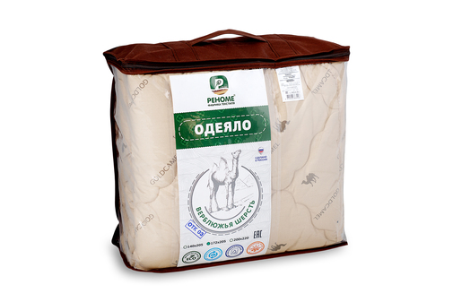 Одеяло верблюжья шерсть  тик  Реноме