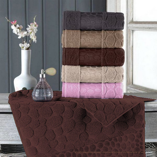 Полотенце махровое Коаст Luxor, 10620 шоколадный