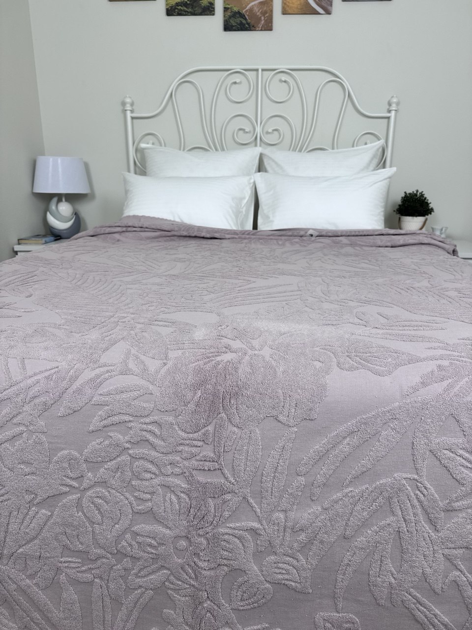 Покрывало махровое 22..448 7Я, 2208448, розовый