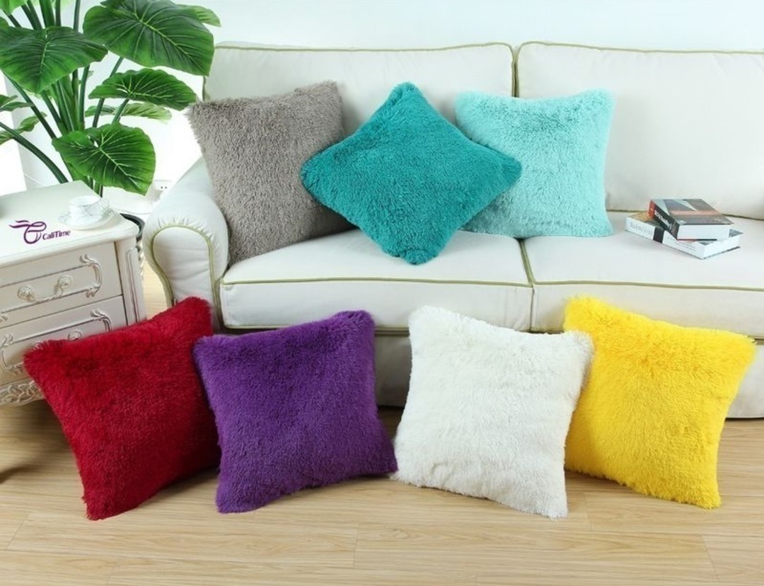 Наволочка декоративная мех Сафия