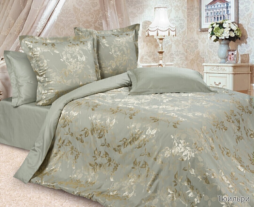 КПБ  сатин-жаккард Эстетика<Тюильри>