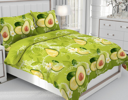 КПБ  бязь  Реноме<70333-1 Авокадо фреш> 