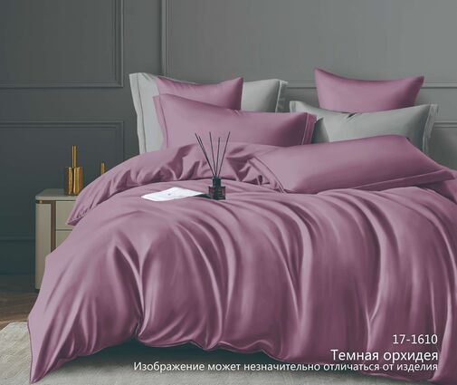 КПБ  микрофибра-страйп Pandora<№17-1610 Темная орхидея>