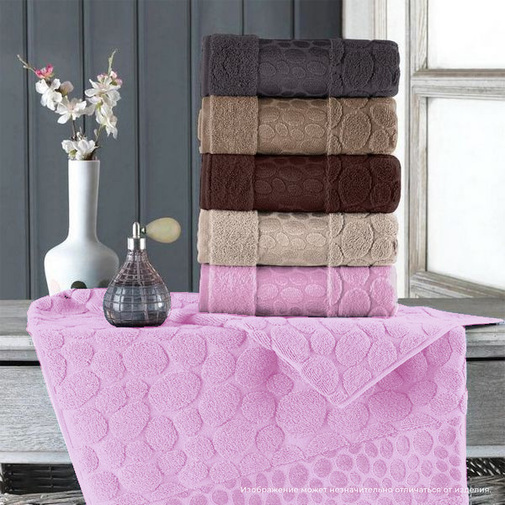 Полотенце махровое Коаст Luxor, 02000 розовый