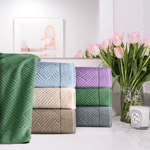 Полотенце махровое Брейд Luxor, хвойный