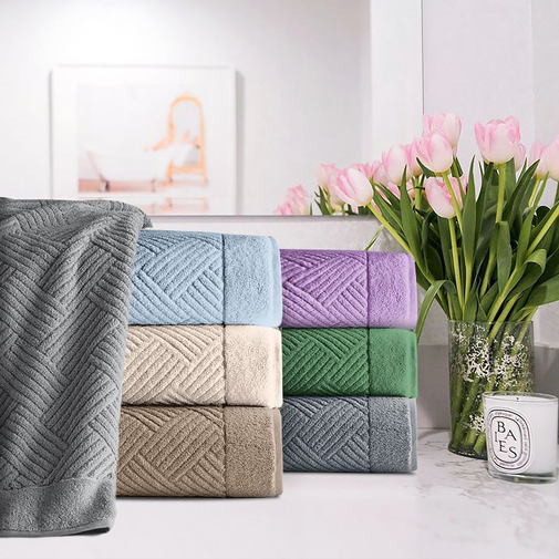 Полотенце махровое Брейд Luxor, темно-серый