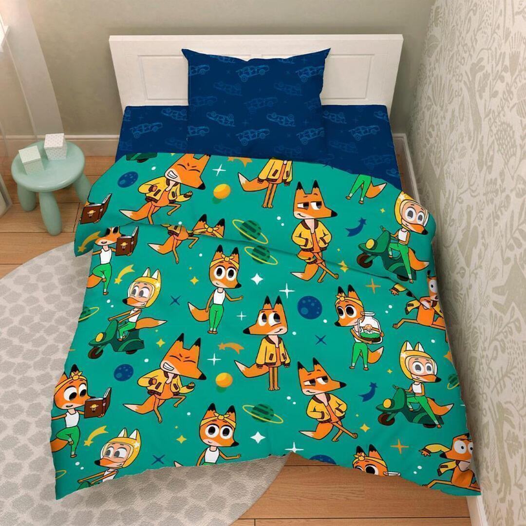 КПБ детский бязь наволочка -1шт СТС Василек