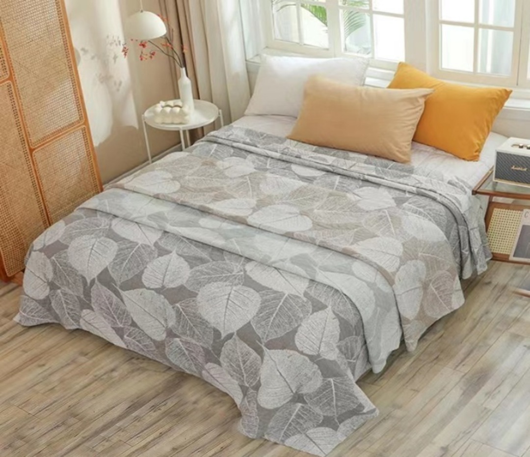 Покрывало хлопковое 46..269 7Я, 4608269, бежевый