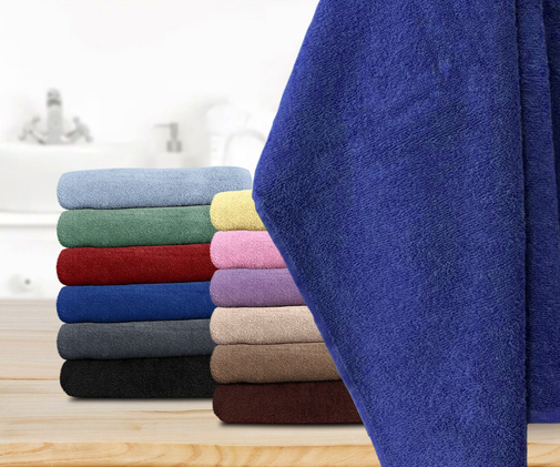 Полотенце махровое 380гр Бояртекс, темно-синий