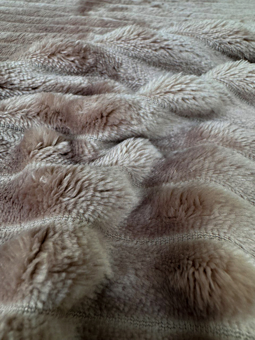 Плед однотонный жаккард Элит Реноме, 004 орризонте шоколад