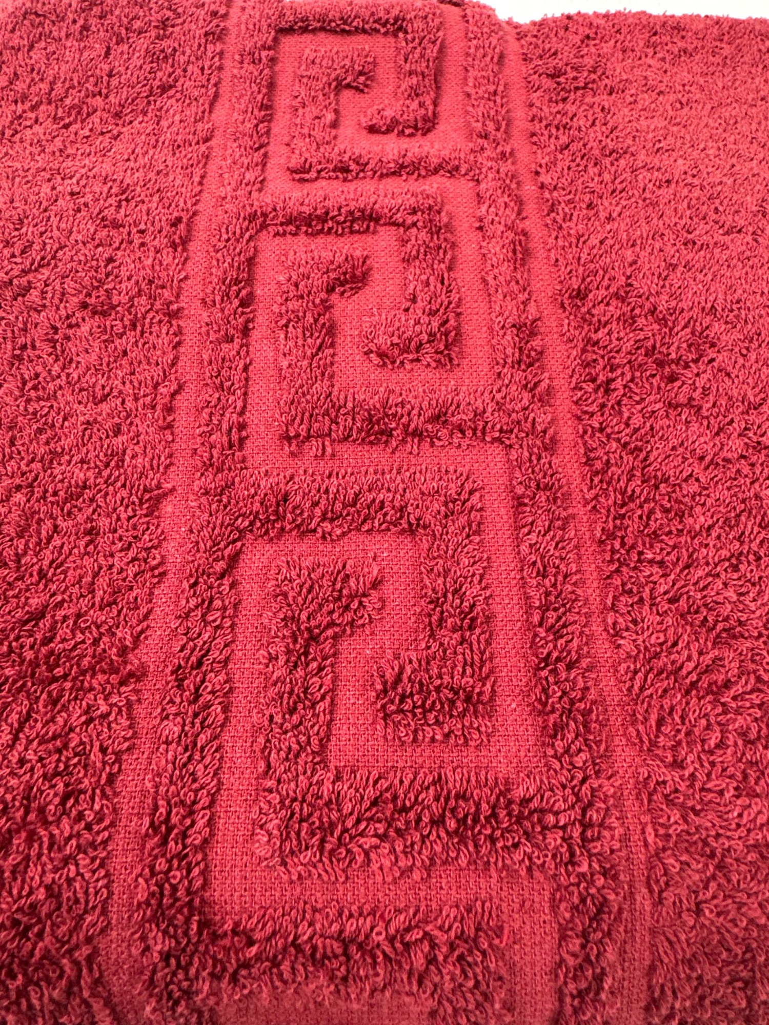 Полотенце махровое КВ Узбекистан, бордо